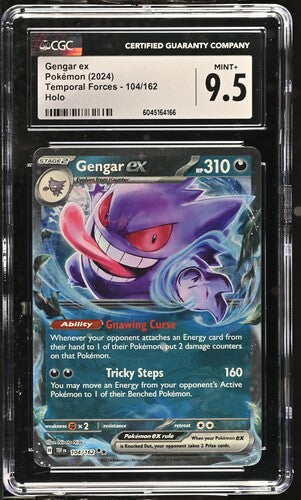 Gengar ex Pokemon Temporal Forces Holo 104/162 CGC 9.5