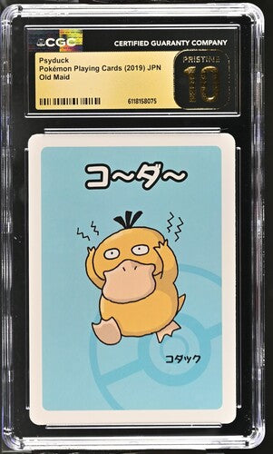 Psyduck 2019 Pokemon Old Maid Playing Card CGC 10 Pristine