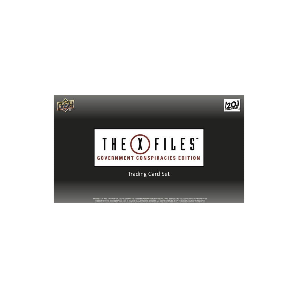 2025 Upper Deck The X-Files Government Conspiracies Edition Hobby Box [Contact Us To Order]