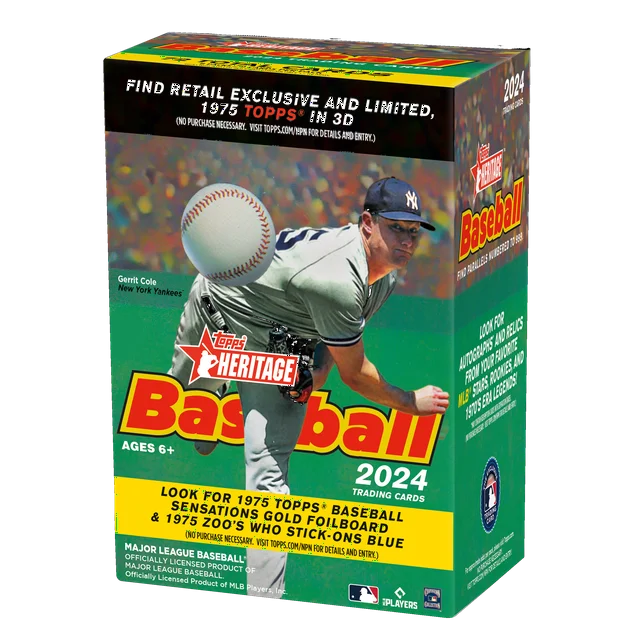 2024 Topps Heritage Baseball Blaster Box