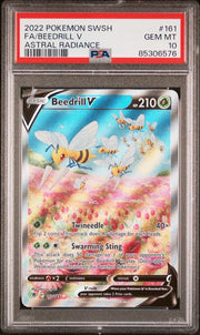 Beedrill V Pokémon Astral Radiance Ultra Rare Alt. Full Art #161/189 PSA 10