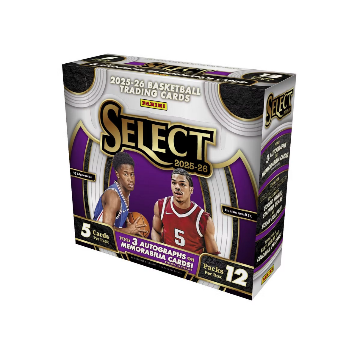 2025-26 Panini Select Basketball Hobby 12-Box Case