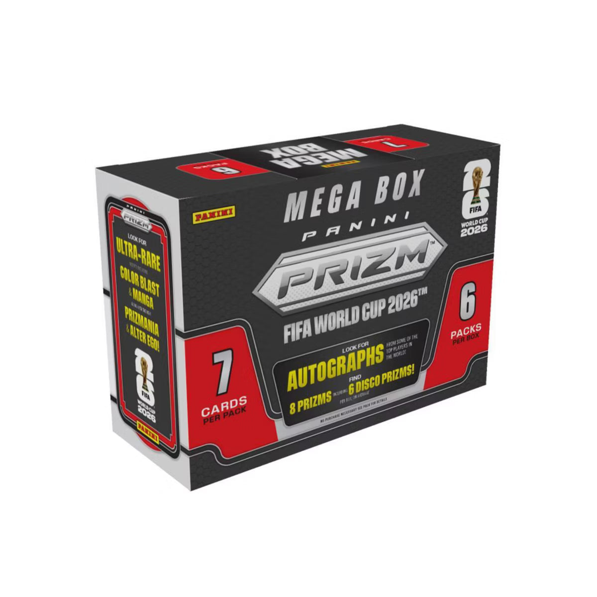 2026 Panini Prizm World Cup Soccer Mega Box (red box)