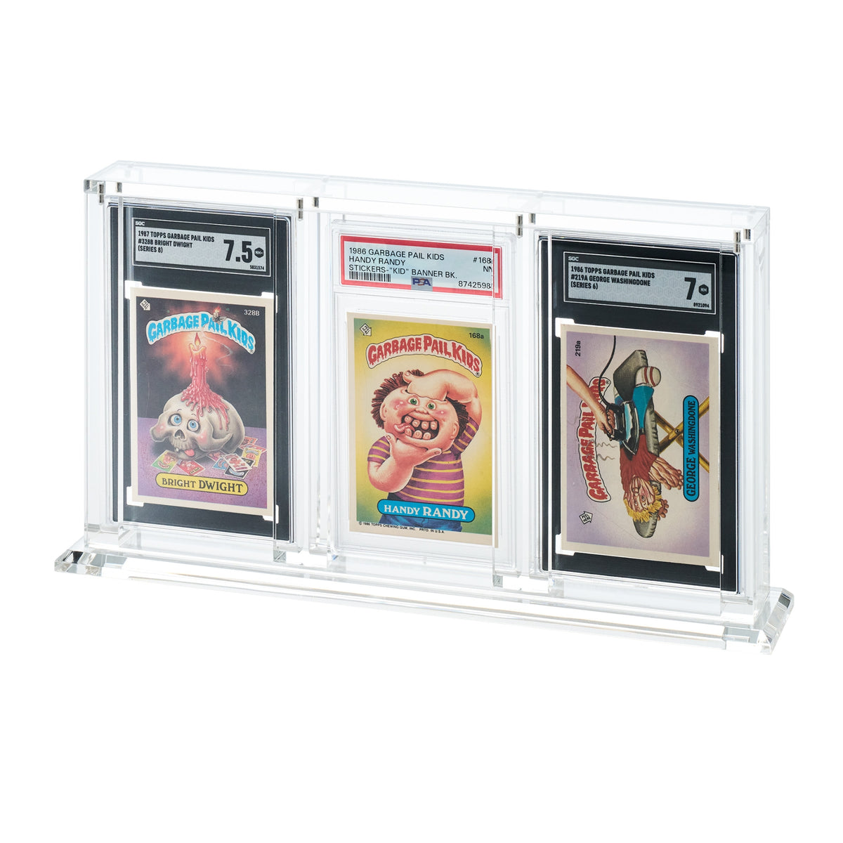 Fanatics Vertical Graded Acrylic 3-Slot Display