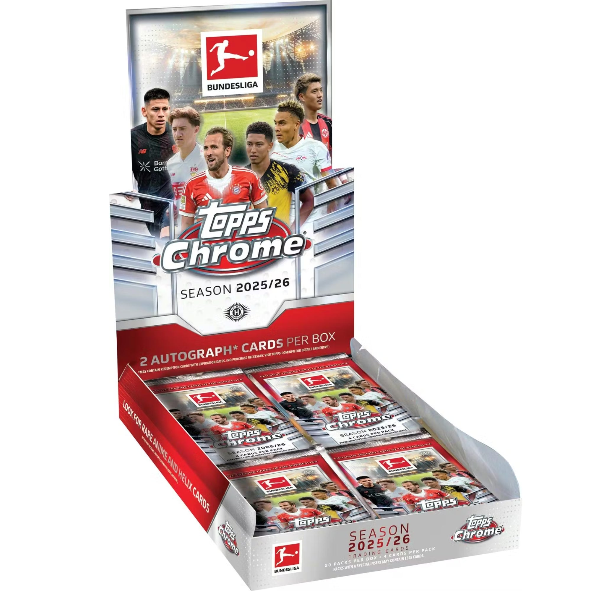 2025-26 Topps Chrome Bundesliga Soccer Hobby Box