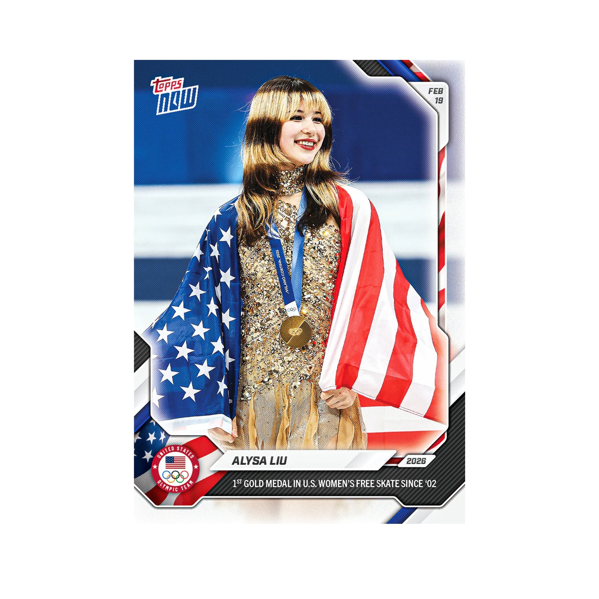 Alysa Liu - 2026 Olympics Topps NOW #16