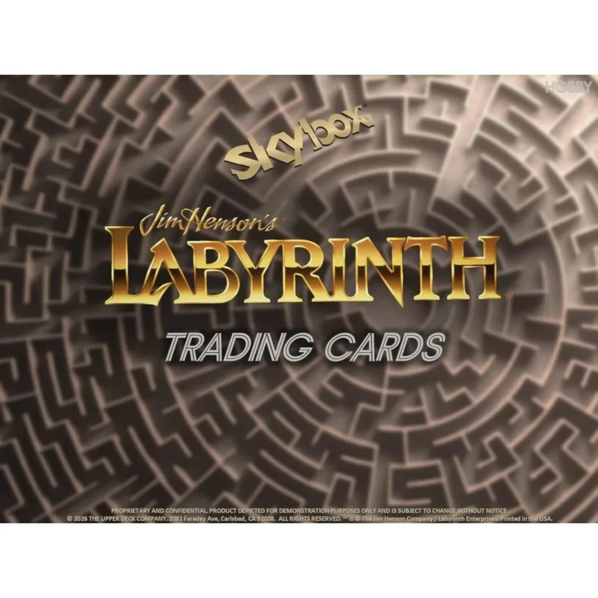 2026 Upper Deck SkyBox Jim Henson's Labyrinth Hobby Box [Contact Us To Order]