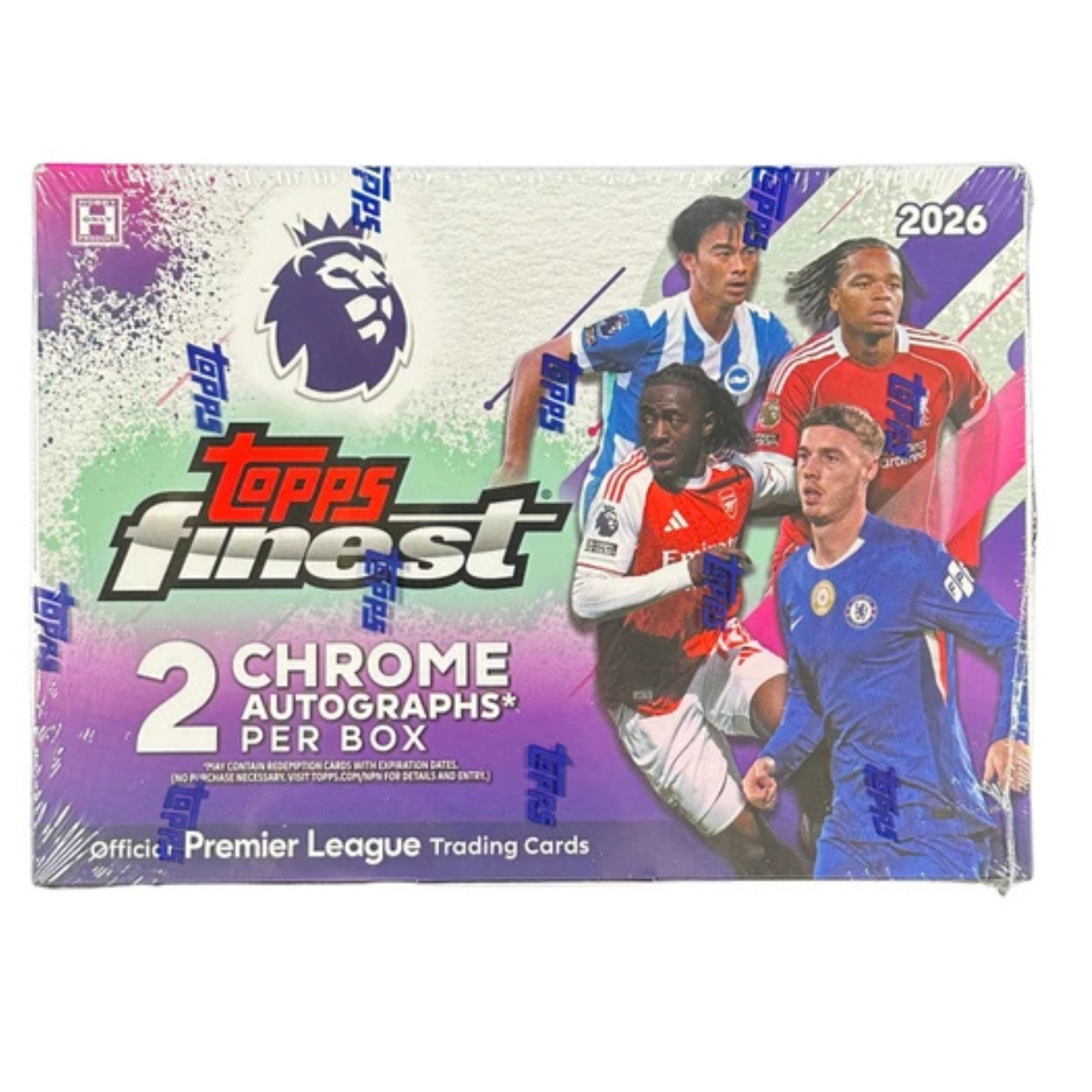 2025-26 Topps Finest Soccer English Premier League Hobby 8 Box Case