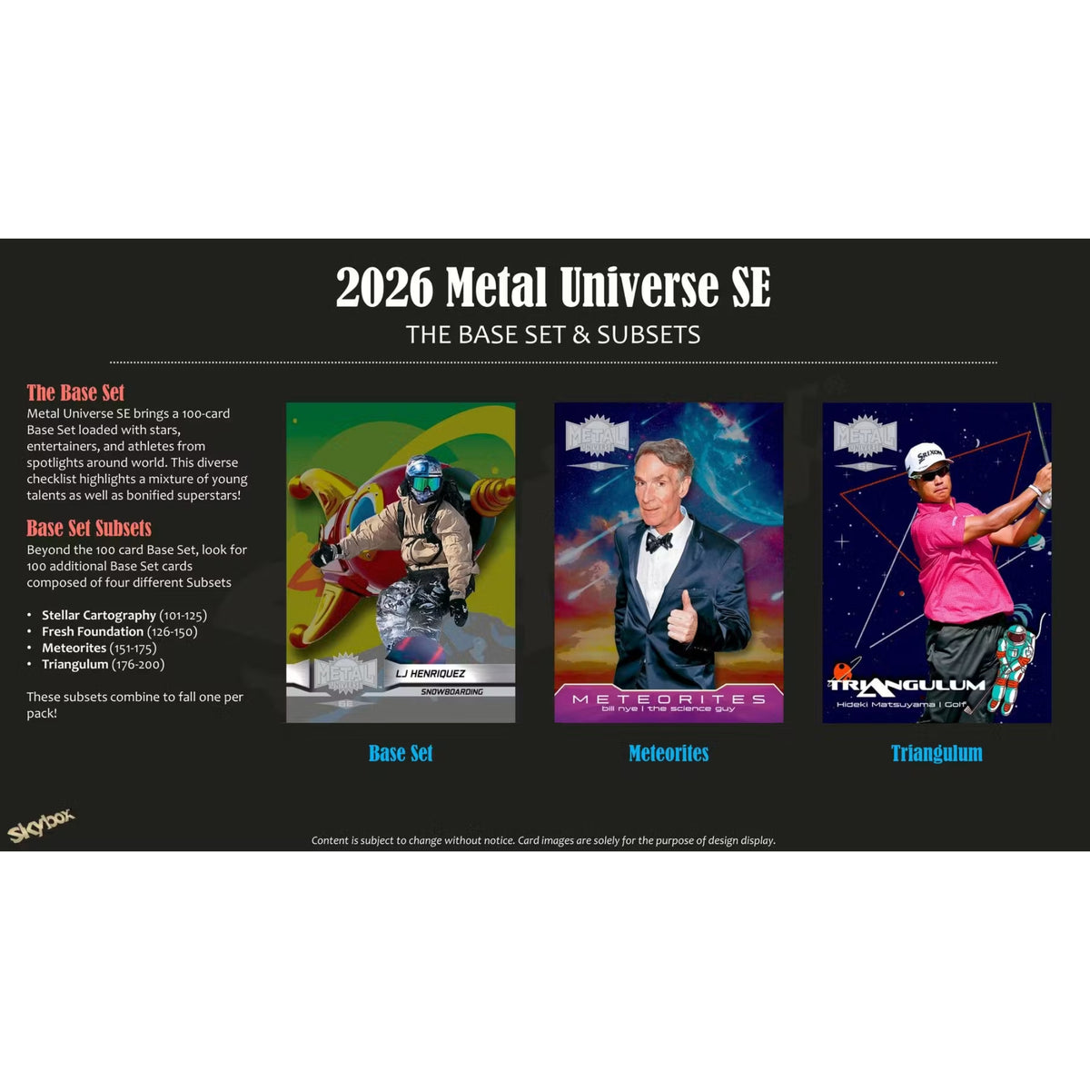 2026 Upper Deck Metal Universe SE Hobby Box [Contact Us To Order]