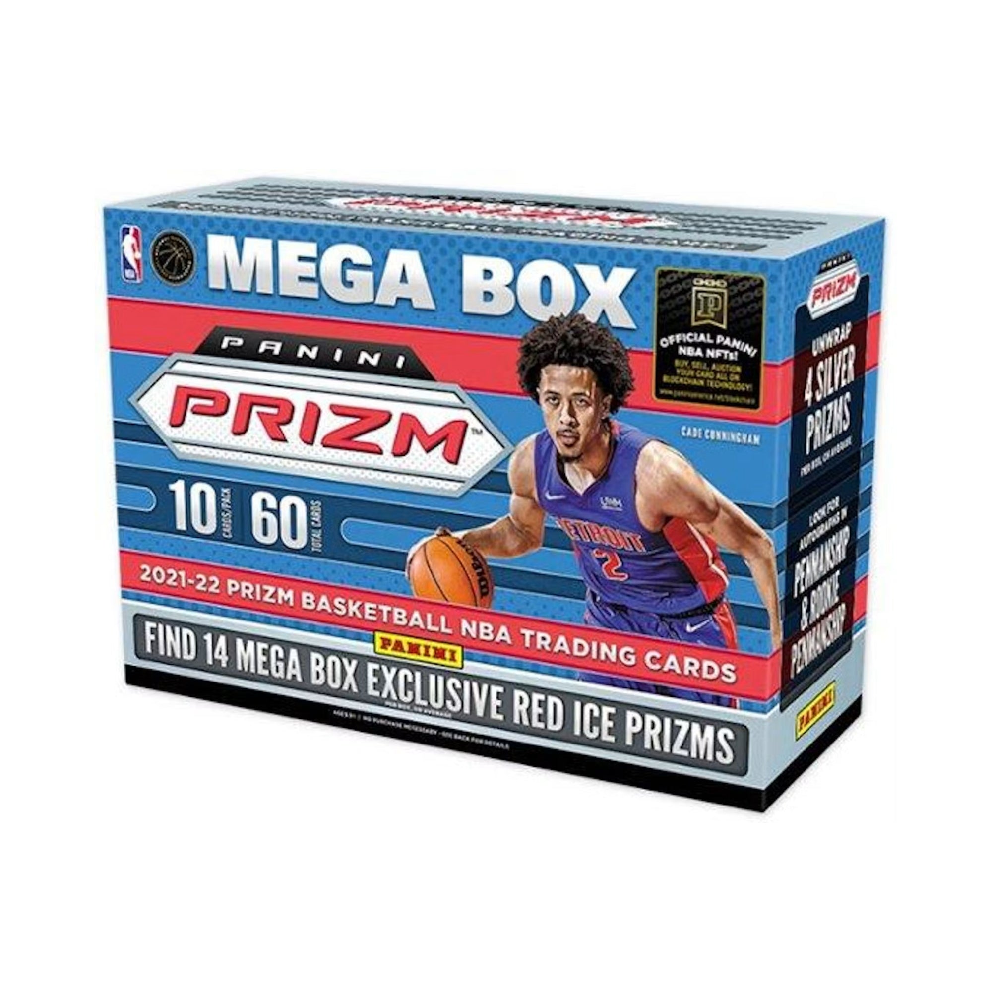 2021-22 Panini Prizm Basketball Mega Box (Red Ice)