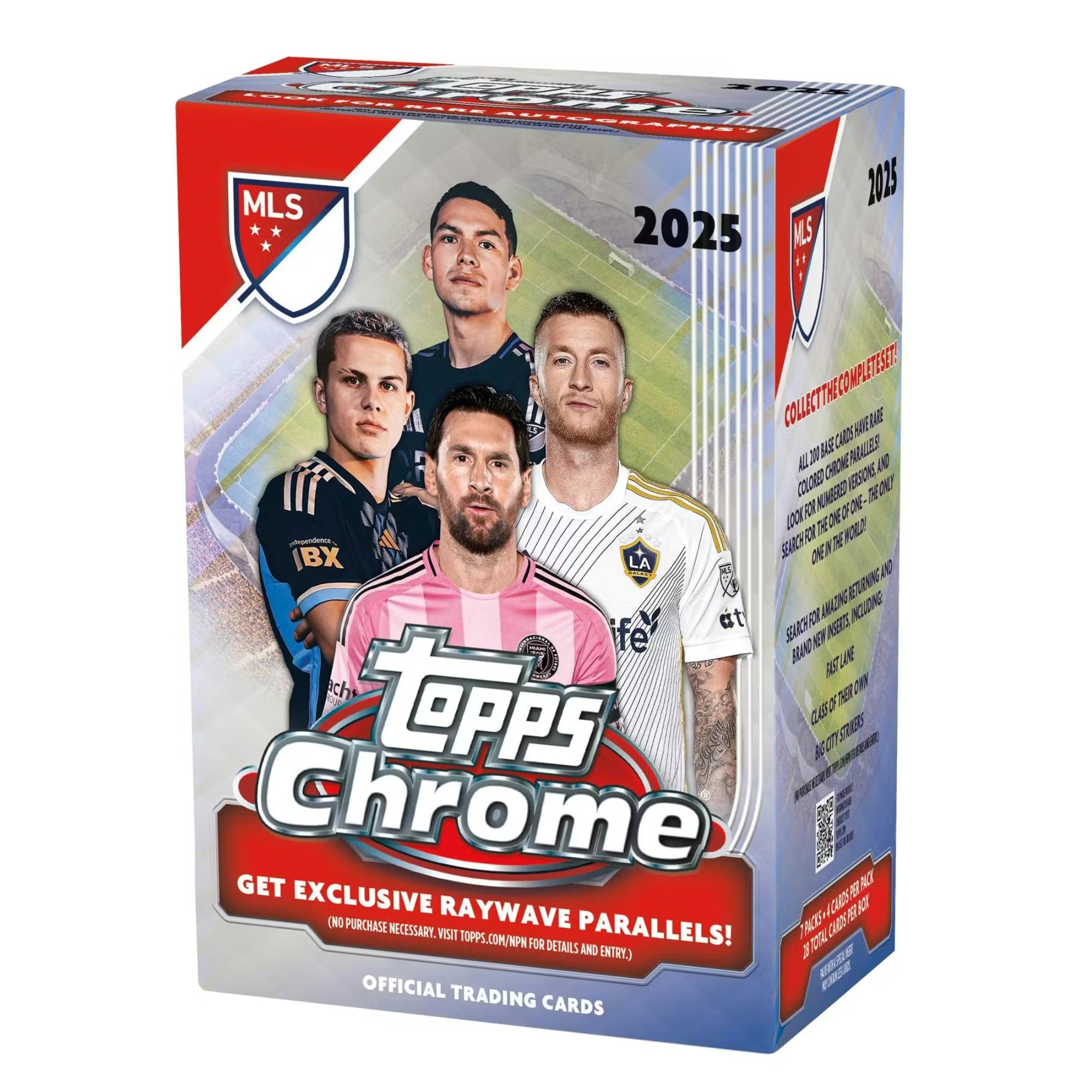 2025 Topps Chrome MLS Soccer Blaster Box