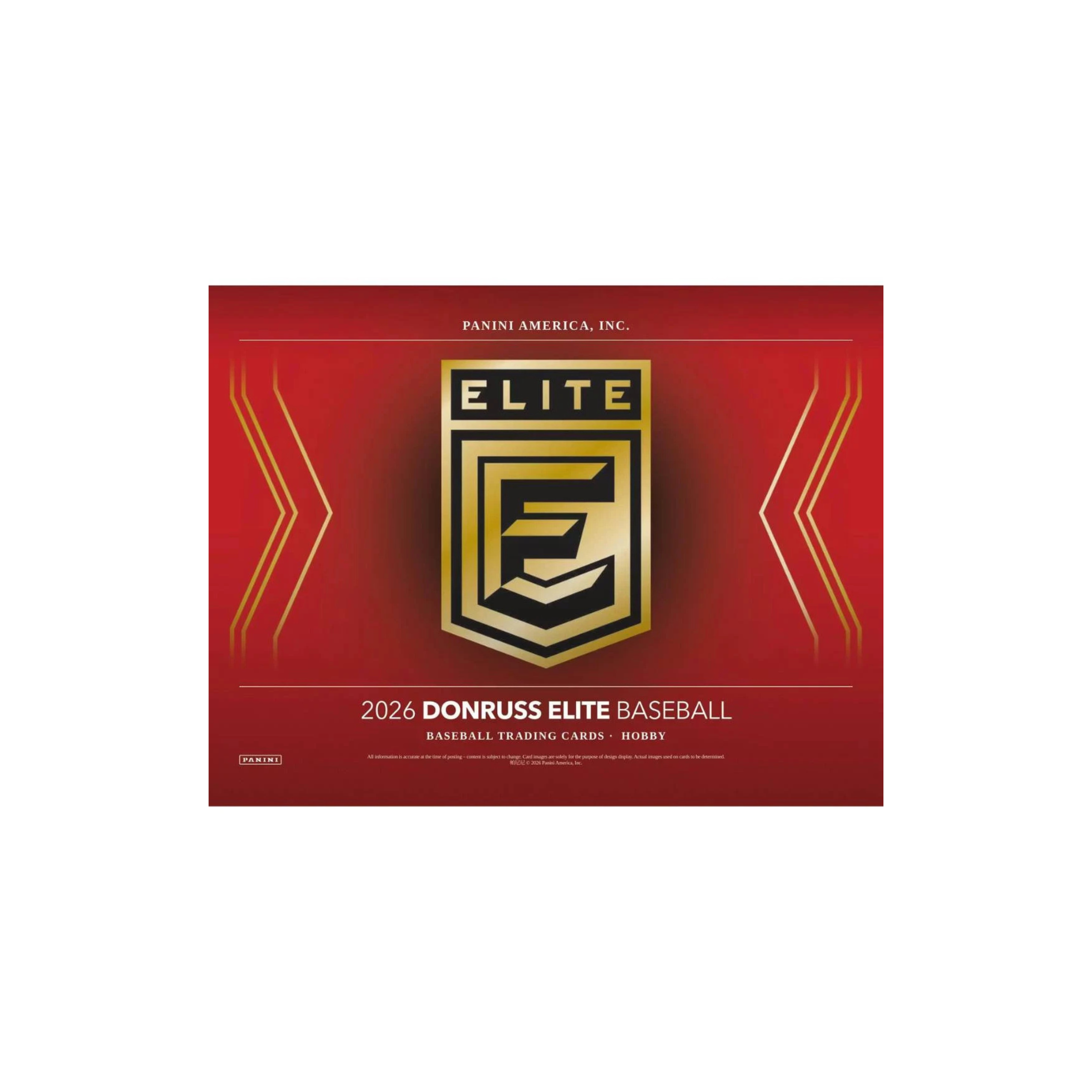 2026 Panini Donruss Elite Baseball Hobby 12 Box Case