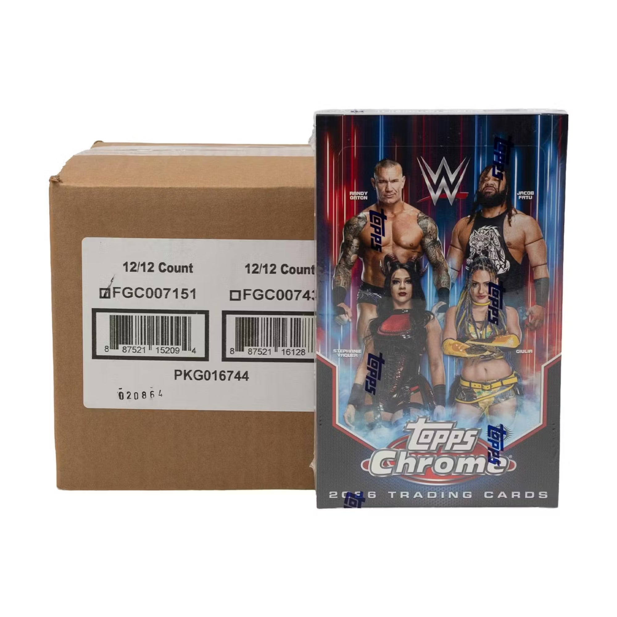 2026 Topps Chrome WWE Hobby 12 Box Case