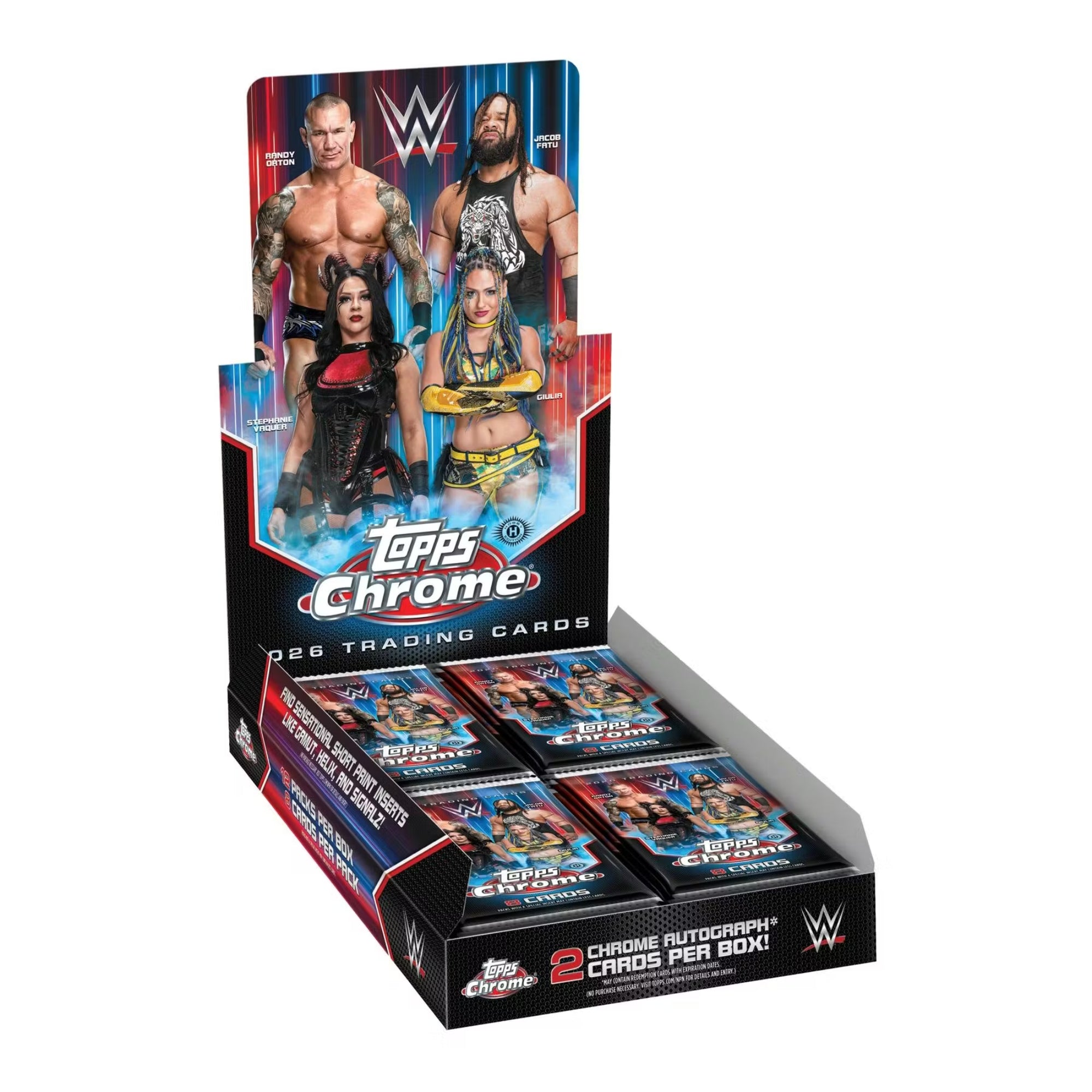 2026 Topps Chrome WWE Hobby Box