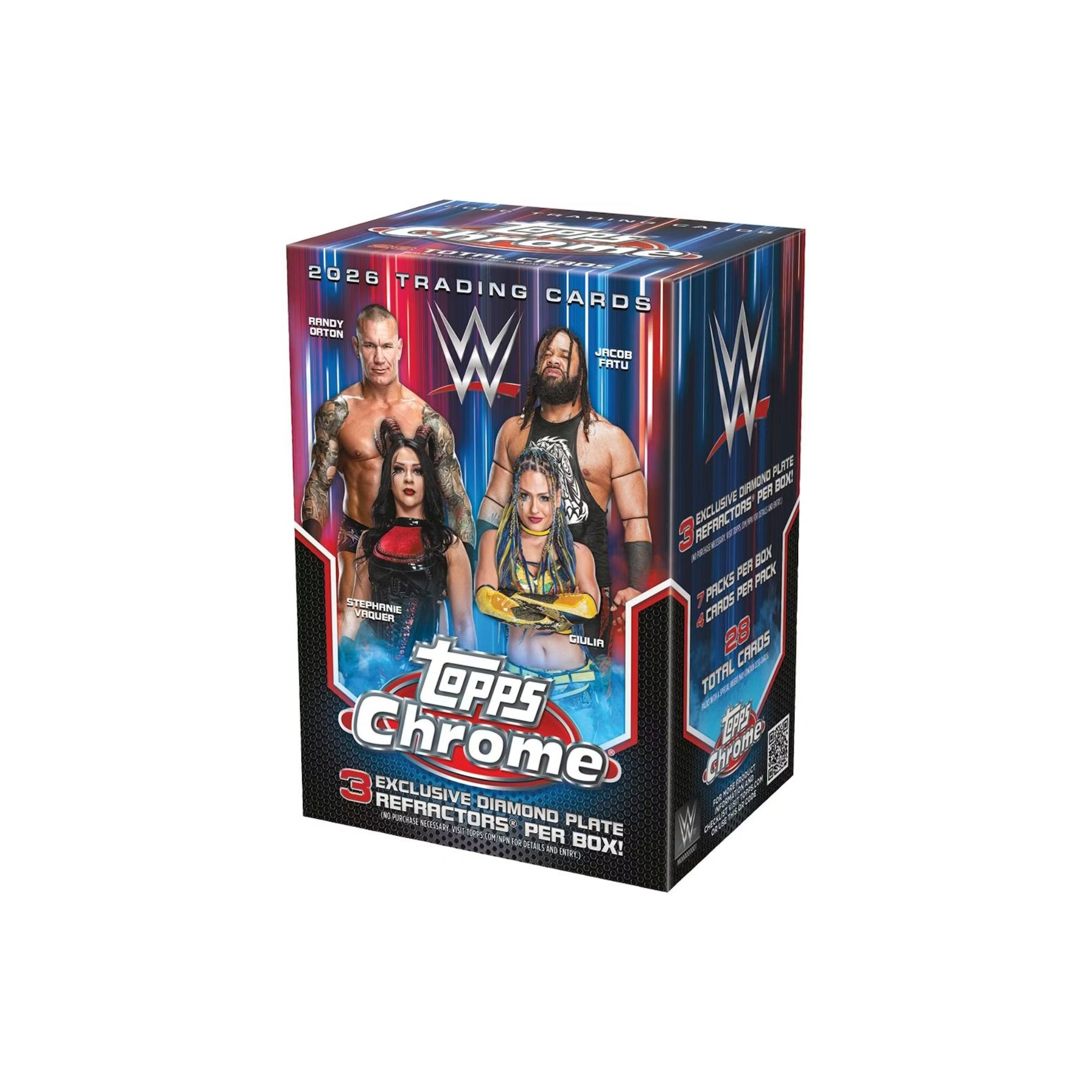 2026 Topps Chrome WWE Blaster Box