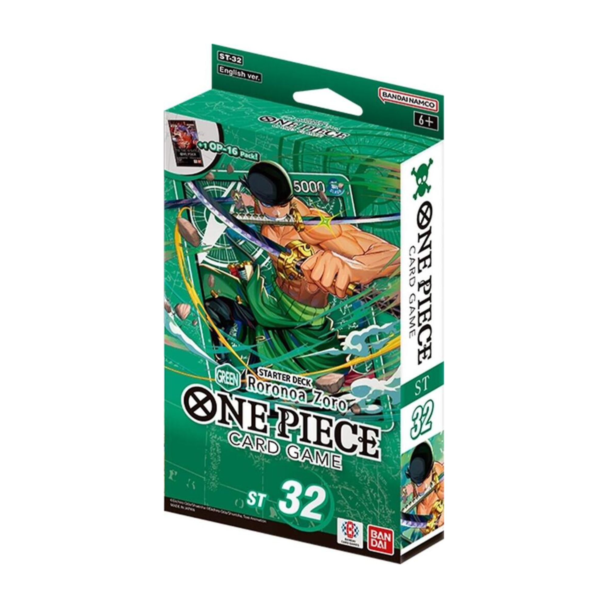 One Piece ST-32 Starter Deck Green Roronoa Zoro