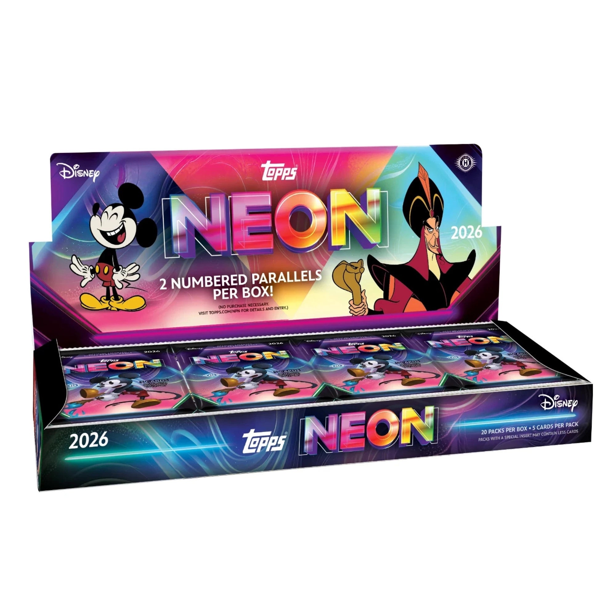 2026 Topps Disney Neon Hobby Box