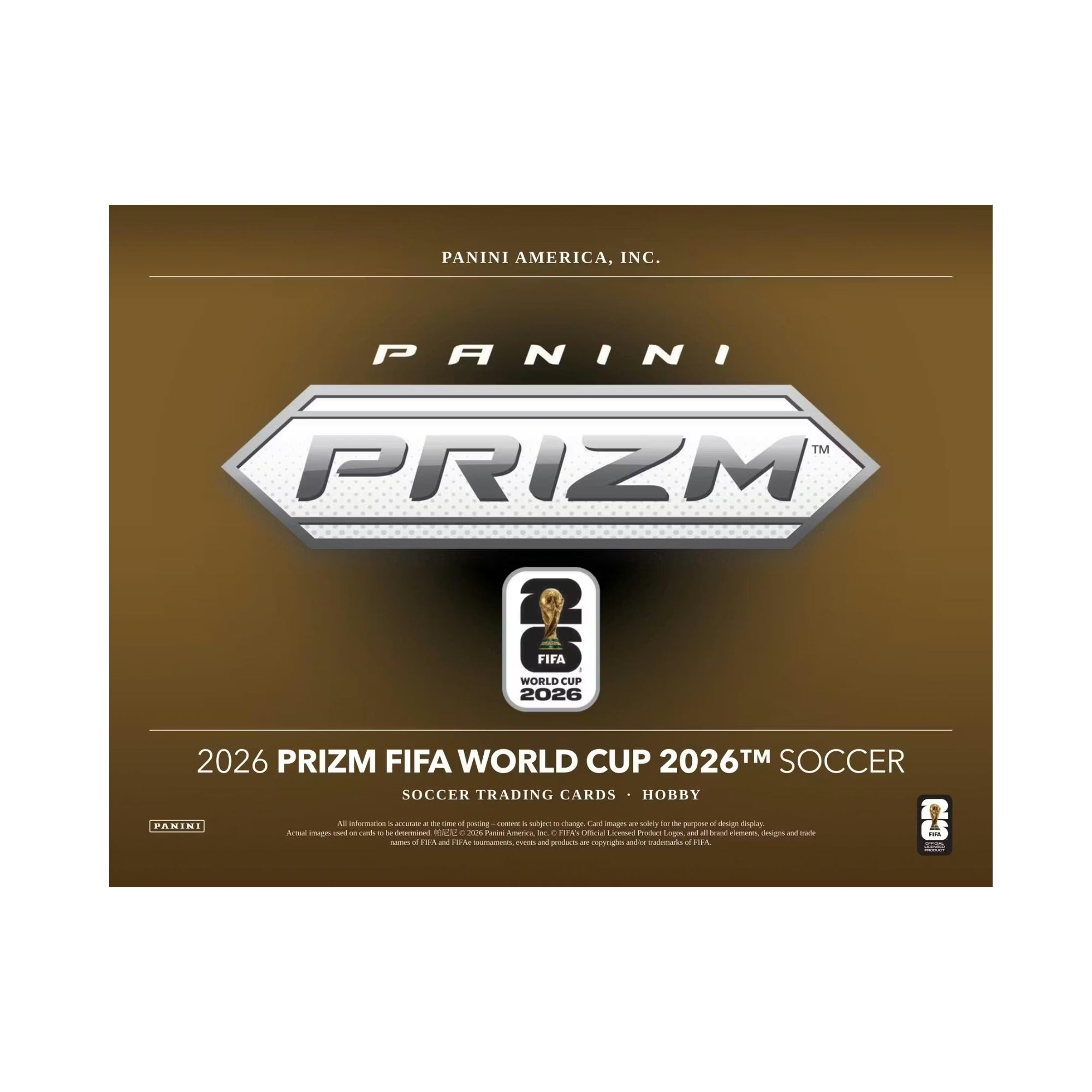 2026 Panini Prizm World Cup Soccer Hobby Box