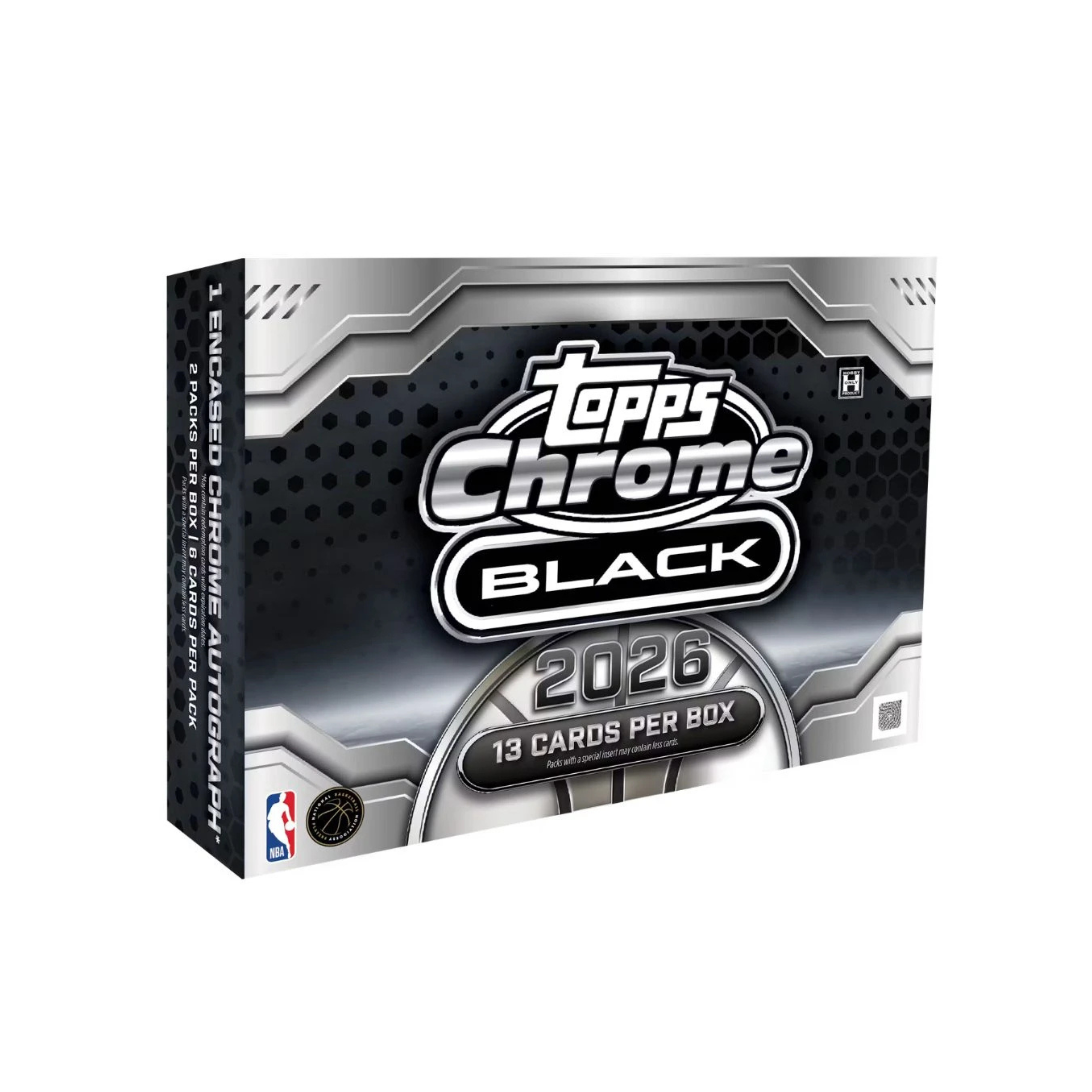 2025-26 Topps Chrome Black Basketball Hobby 8 Box Case