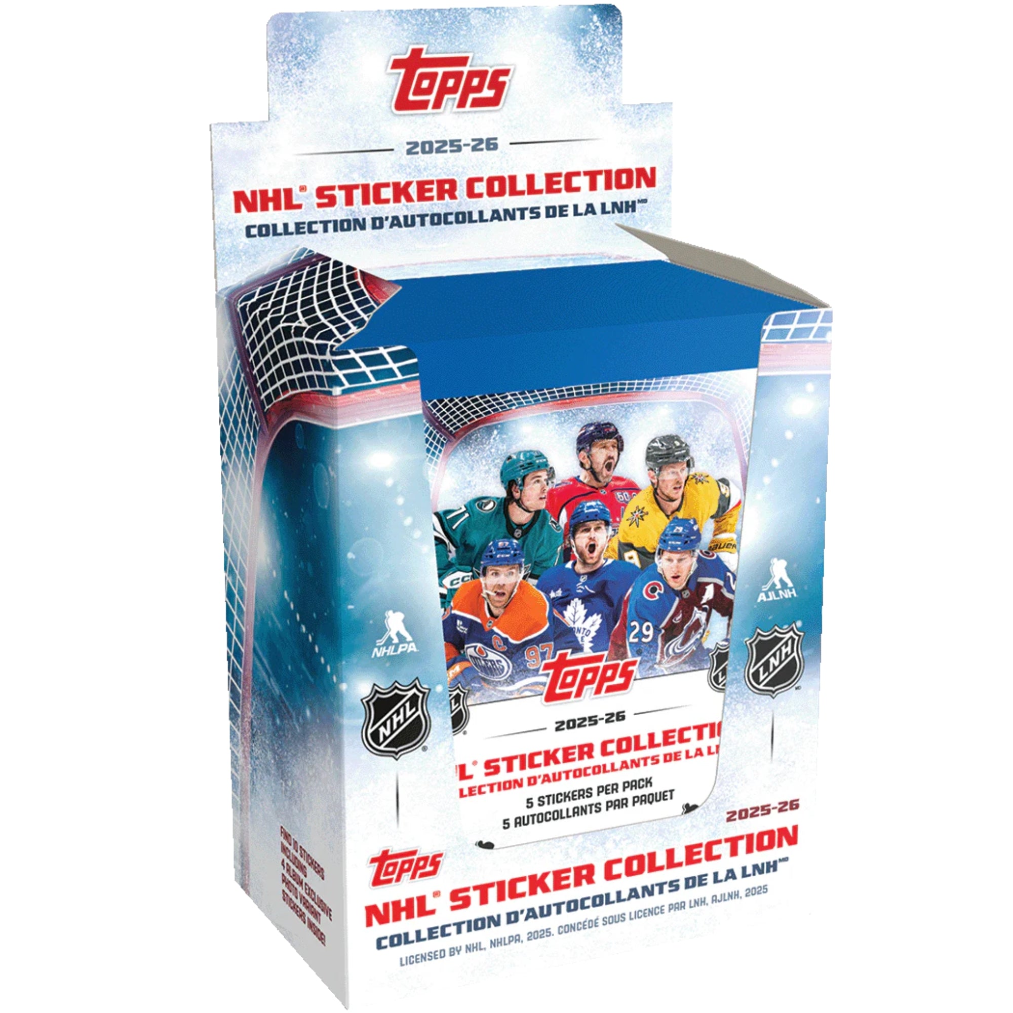 2025-26 Topps NHL Sticker Collection Pack