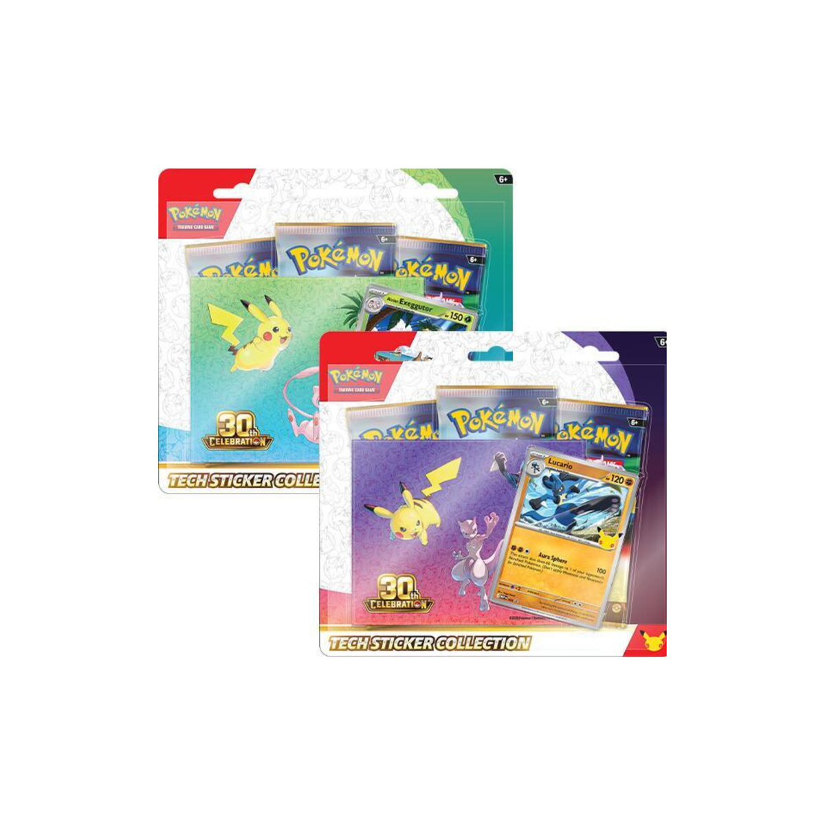 Pokémon 30th Anniversary Tech Sticker Collection 12 Pack Case