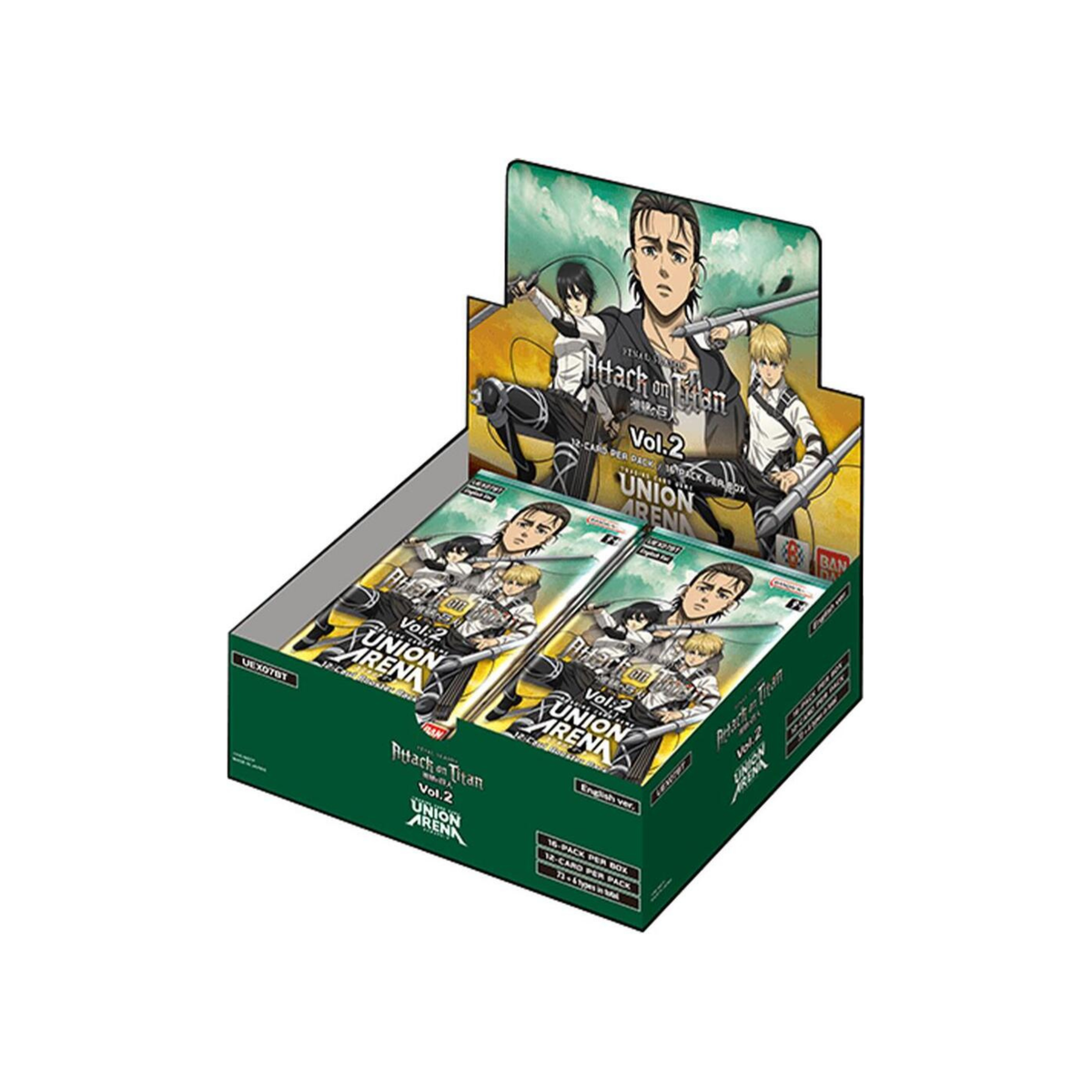 Union Arena Attack on Titan Vol. 2 Booster Box