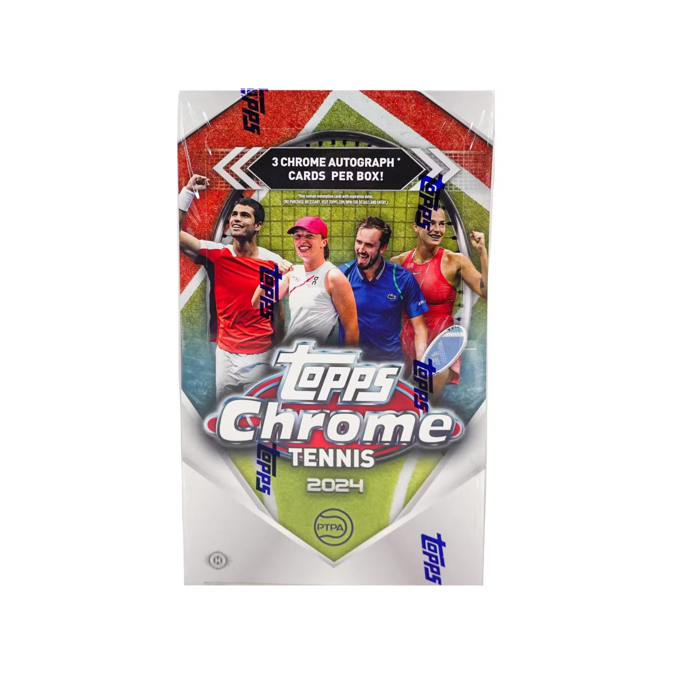 2024 Topps Chrome Tennis Hobby 12 Box Case
