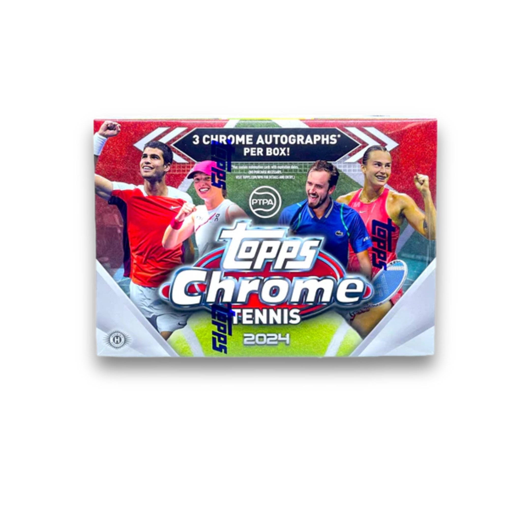 2024 Topps Chrome Tennis Breakers Delight Hobby 12 Box Case