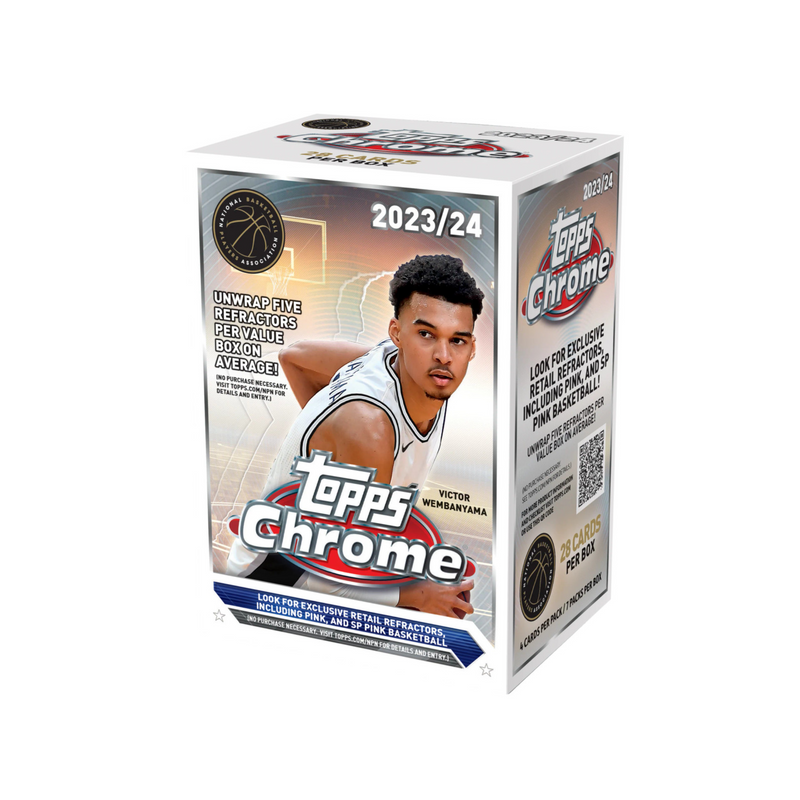 2023-24 Topps Chrome Basketball Blaster 40 Box Case