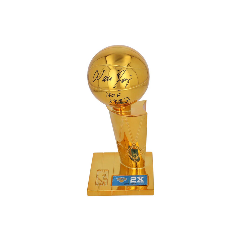 Walt Frazier Knicks Auto 2x NBA Finals Champion Replica Larry O&