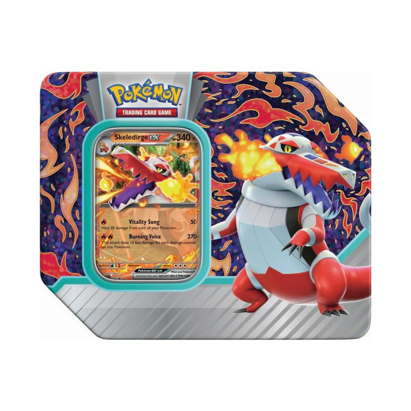 Pokemon Paldea Partners Tin - 6 Tin Case