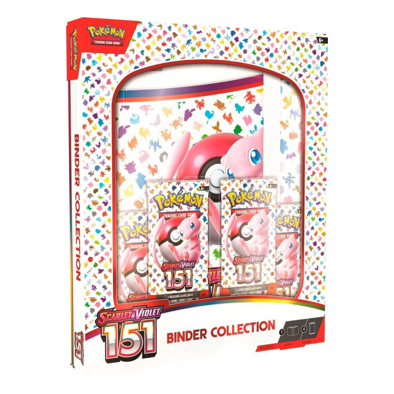 Pokemon Scarlet & Violet 151 Binder Collection 6 Box Case