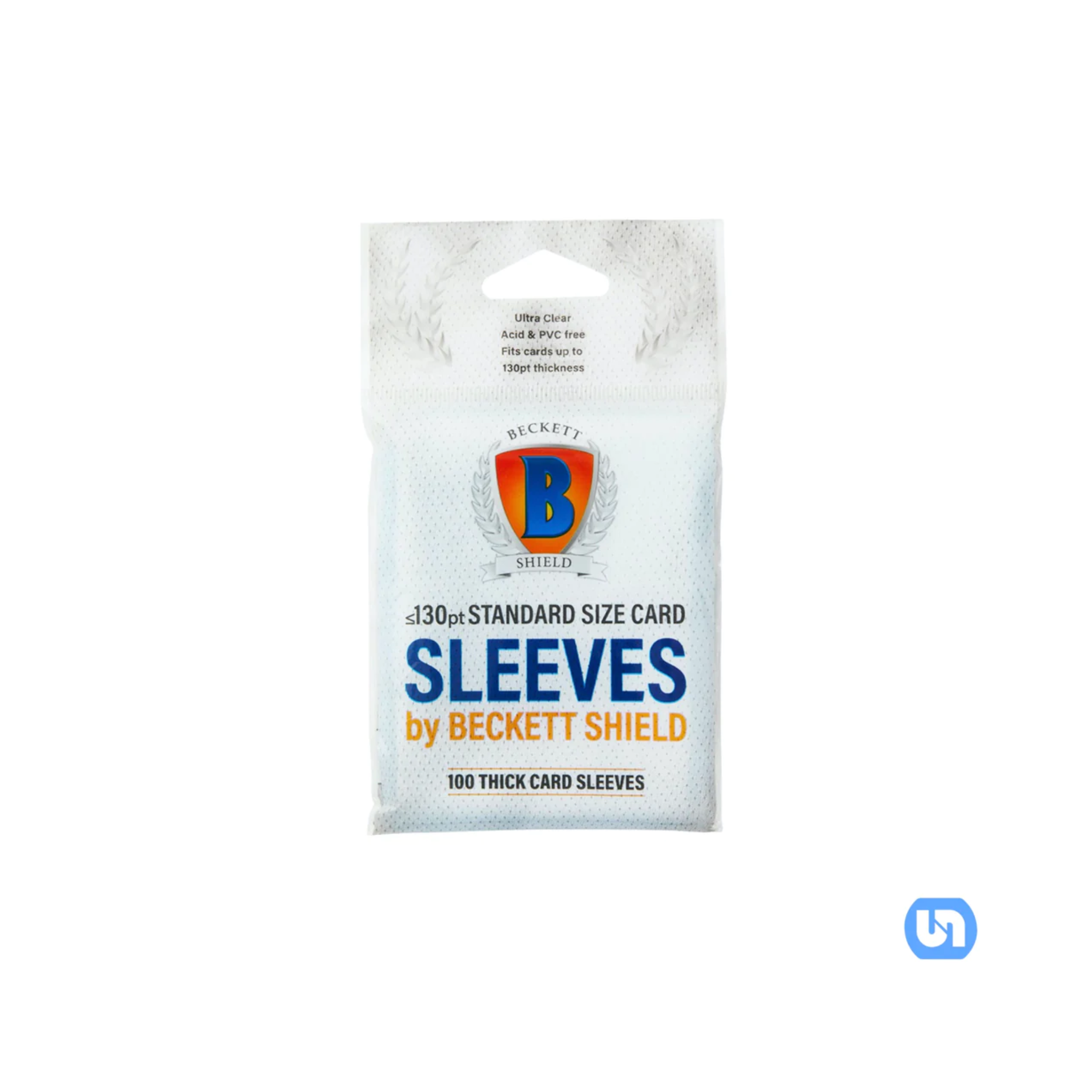 Beckett Shield: 130pt Standard Size Card Sleeves - Thick 100ct