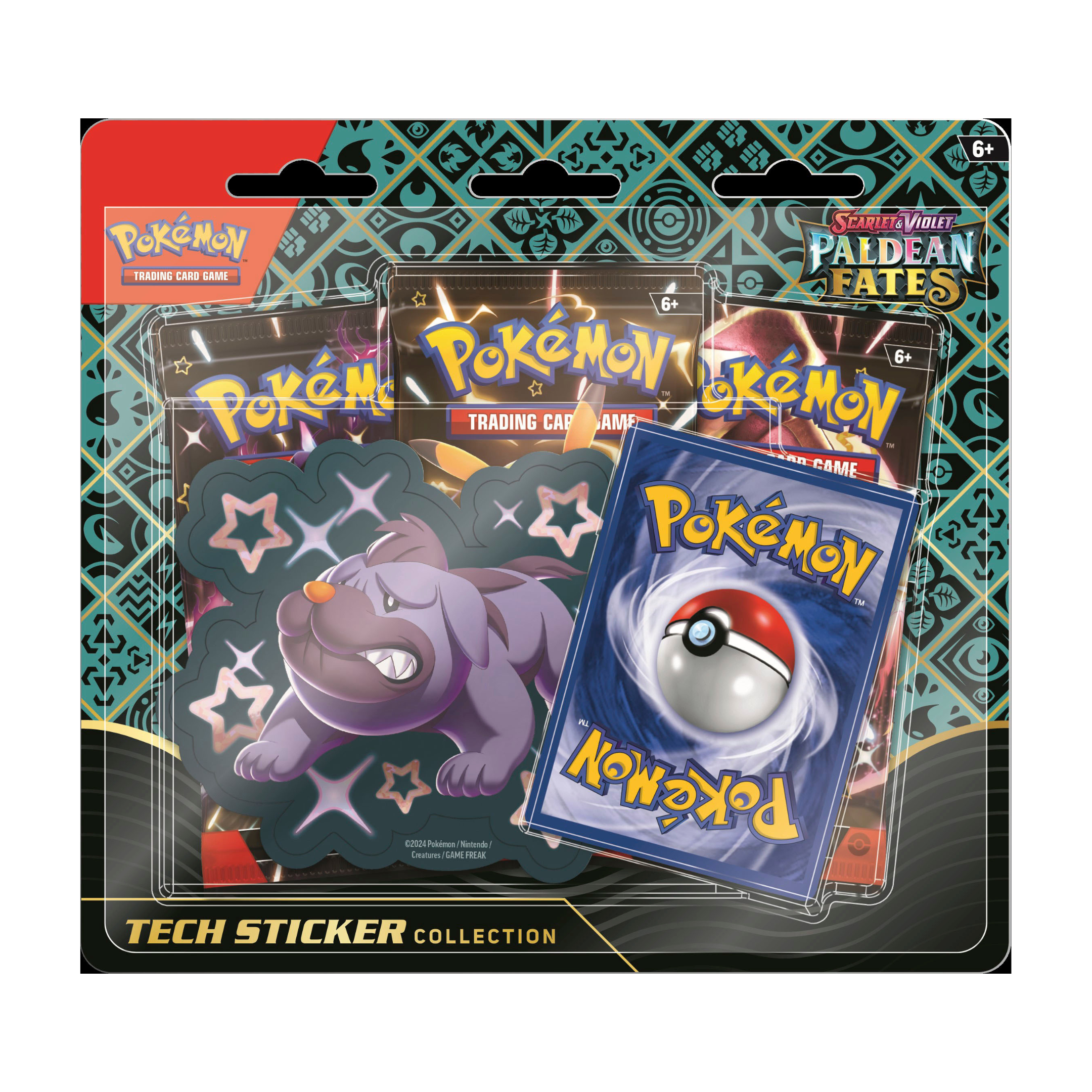 Pokemon Scarlet & Violet Paldean Fates Tech Sticker Collection