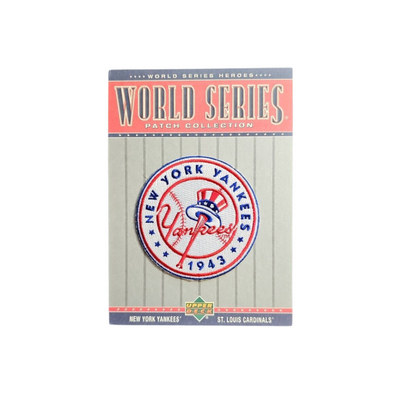 2002 Upper Deck World Series Heroes Patch Collection New York Yankees 1943