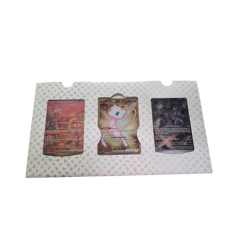 Mew & Mewtwo Ultra Premium Collection UPC 3 Card Promo Set