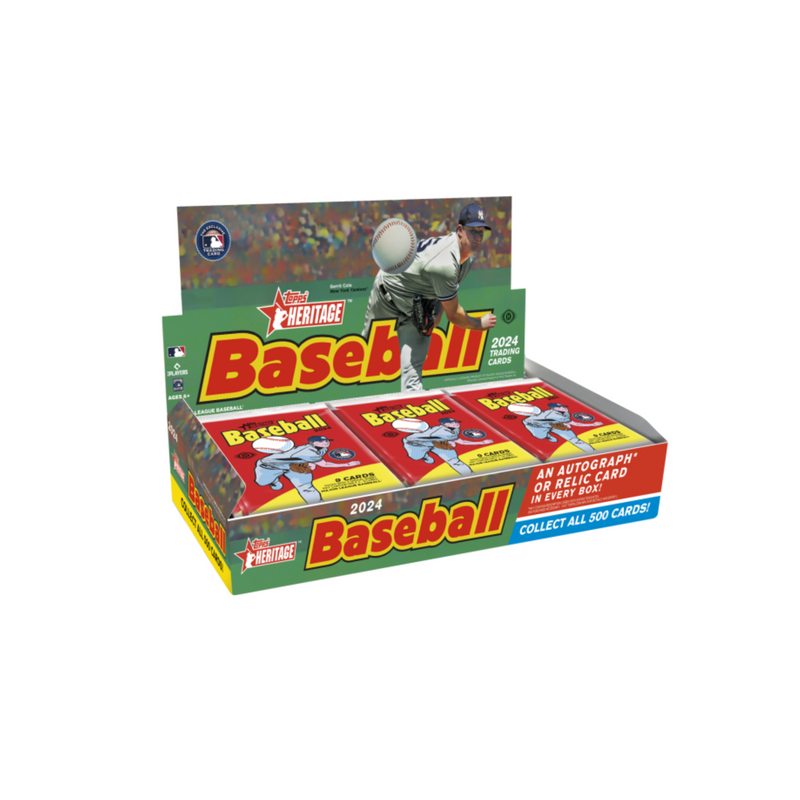 2024 Topps Heritage Baseball Hobby Pack