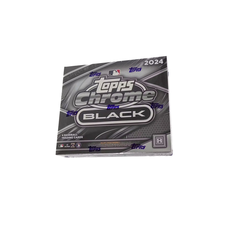 2024 Topps Chrome Black Baseball Hobby 12 Box Case