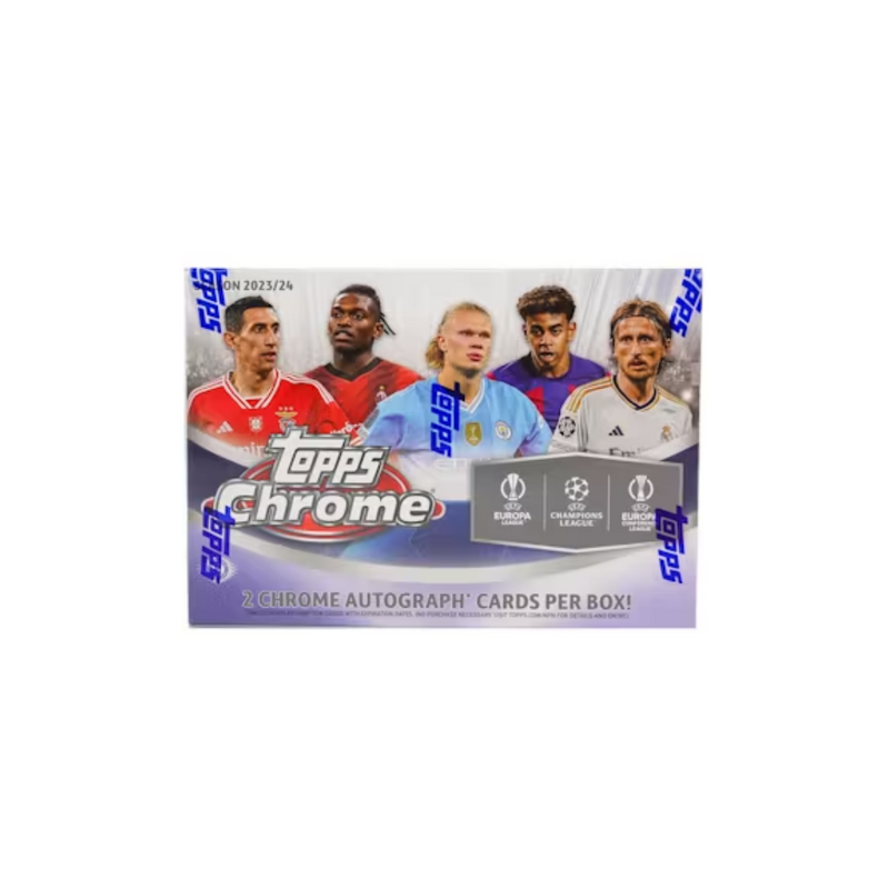 2023-24 Topps UEFA Club Competitions Chrome Soccer Breaker&