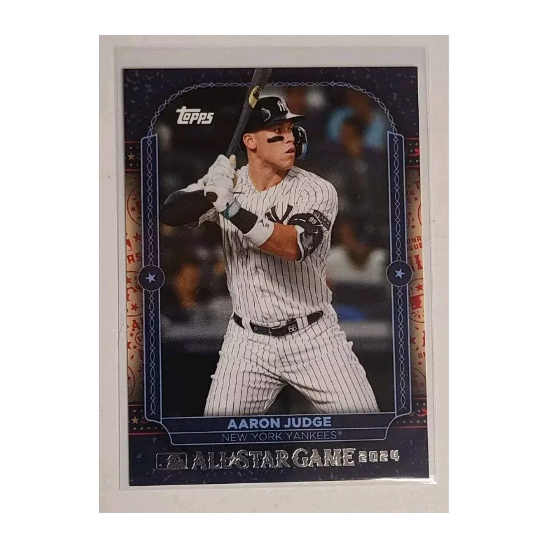 Judge Wrapper Aaron Judge 2024 Topps All-Star Game Wrapper Redemption AS-2 Texas Exc ...