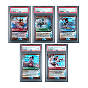 Disney Lorcana TCG Azurite Sea Cruise Exclusive Bonus Full 5 card Set PSA Graded