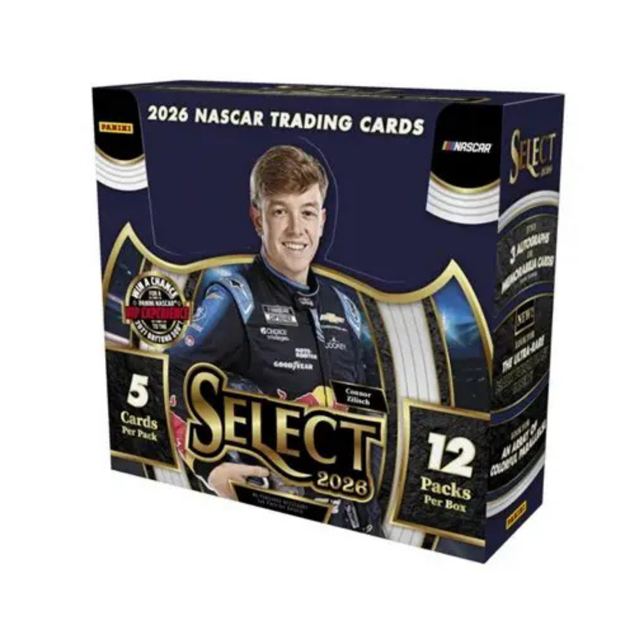 2026 Panini Select Nascar Racing Hobby Box 12 Box Case