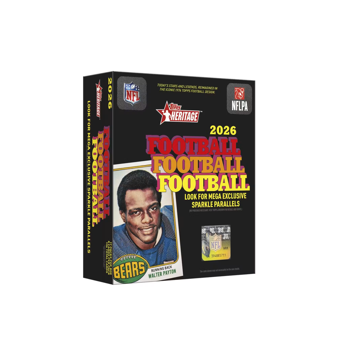 2026 Topps Heritage Football Mega Box