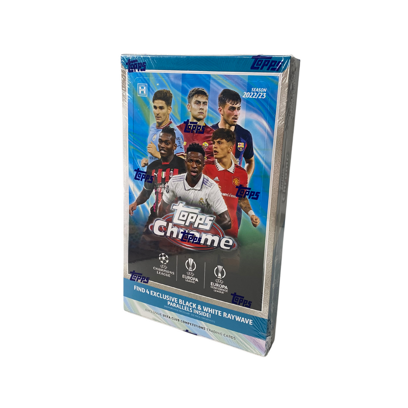 2022-23 Topps UEFA Club Competitions Chrome Soccer Lite 16 Box Case