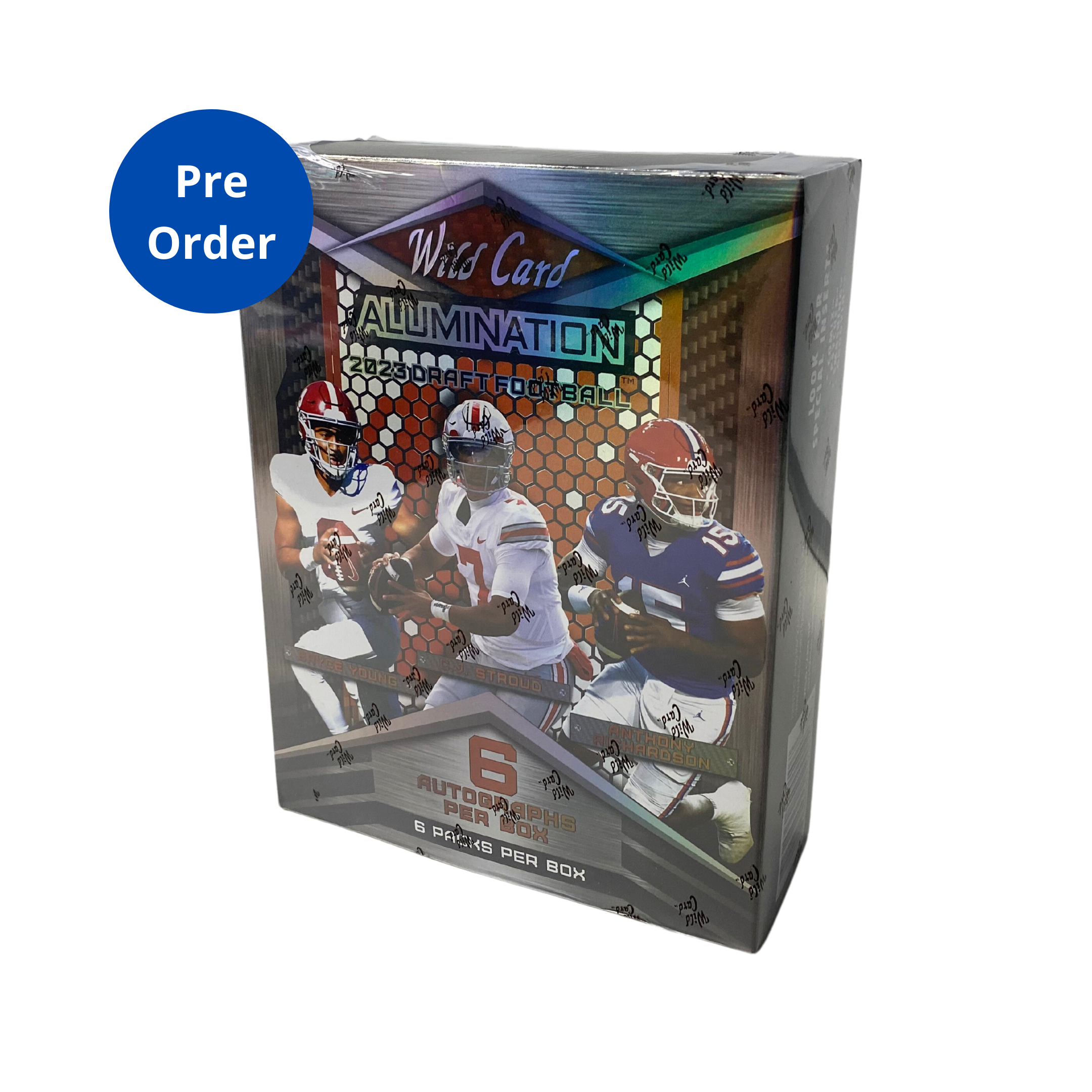 2023 Wild Card Alumination Draft Football Hobby Box