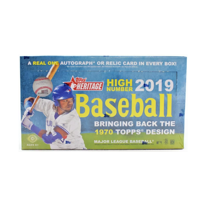 2019 Topps Heritage High Number Baseball Hobby Box