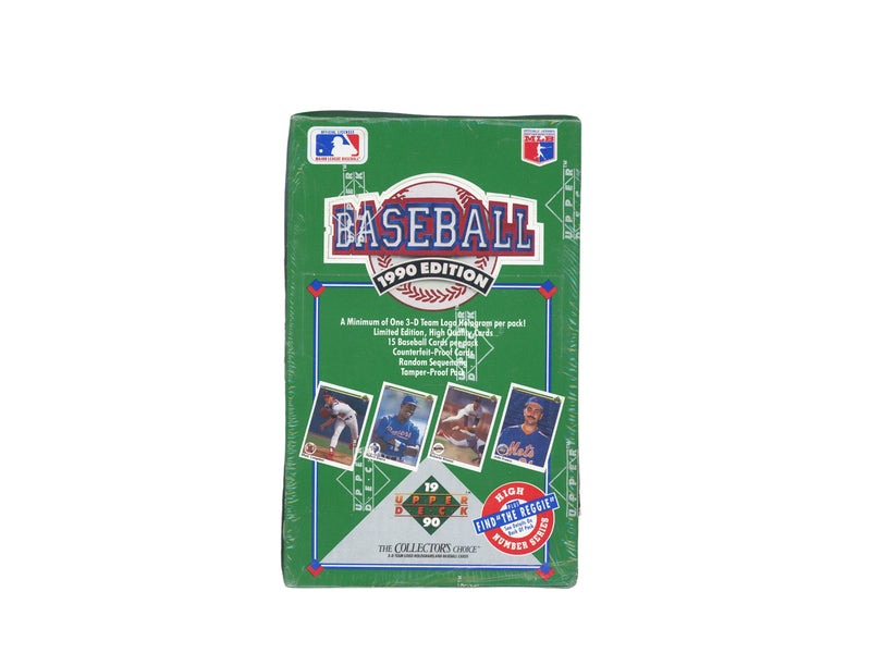 1990 Upper Deck High Number Baseball Wax Box