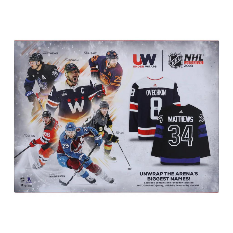 2023 Fanatics Under Wraps Autographed Jersey Hockey Box