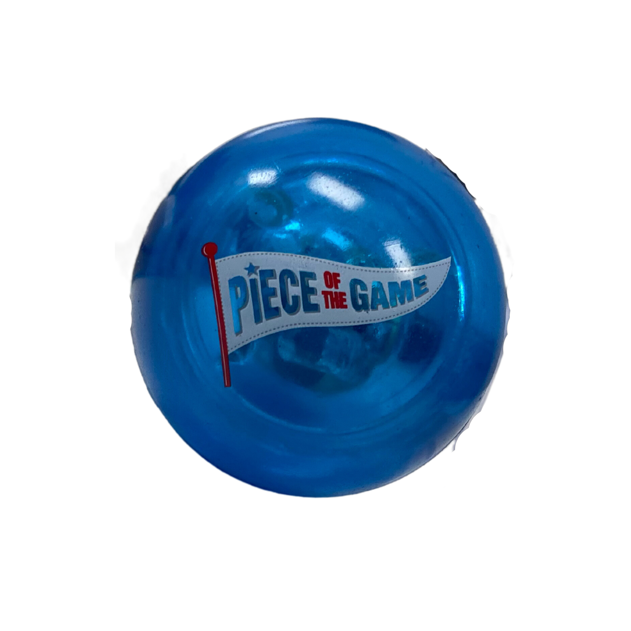 Piece of the Game Blue Light Up Bouncy Ball