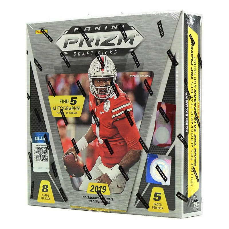 2019 Panini Prizm Collegiate Draft Picks Football Hobby Box